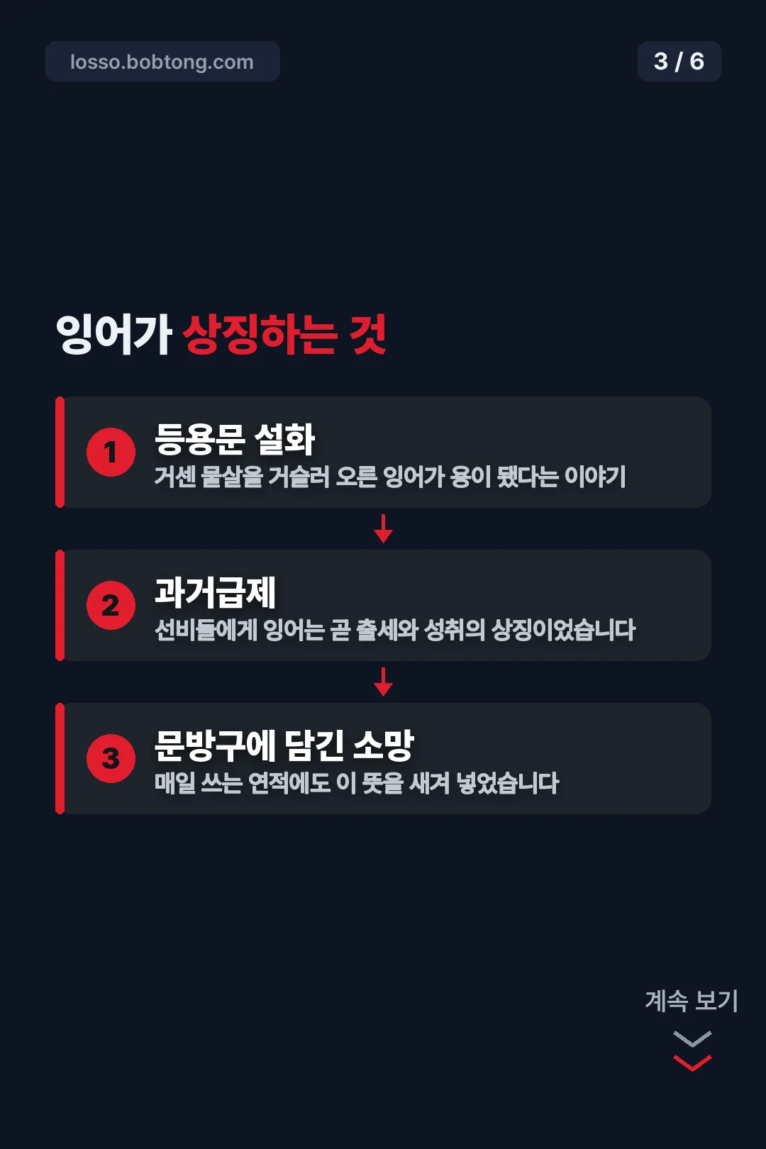 잉어가 상징하는 것