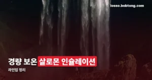 살로몬 인슐레이션 정리 썸네일